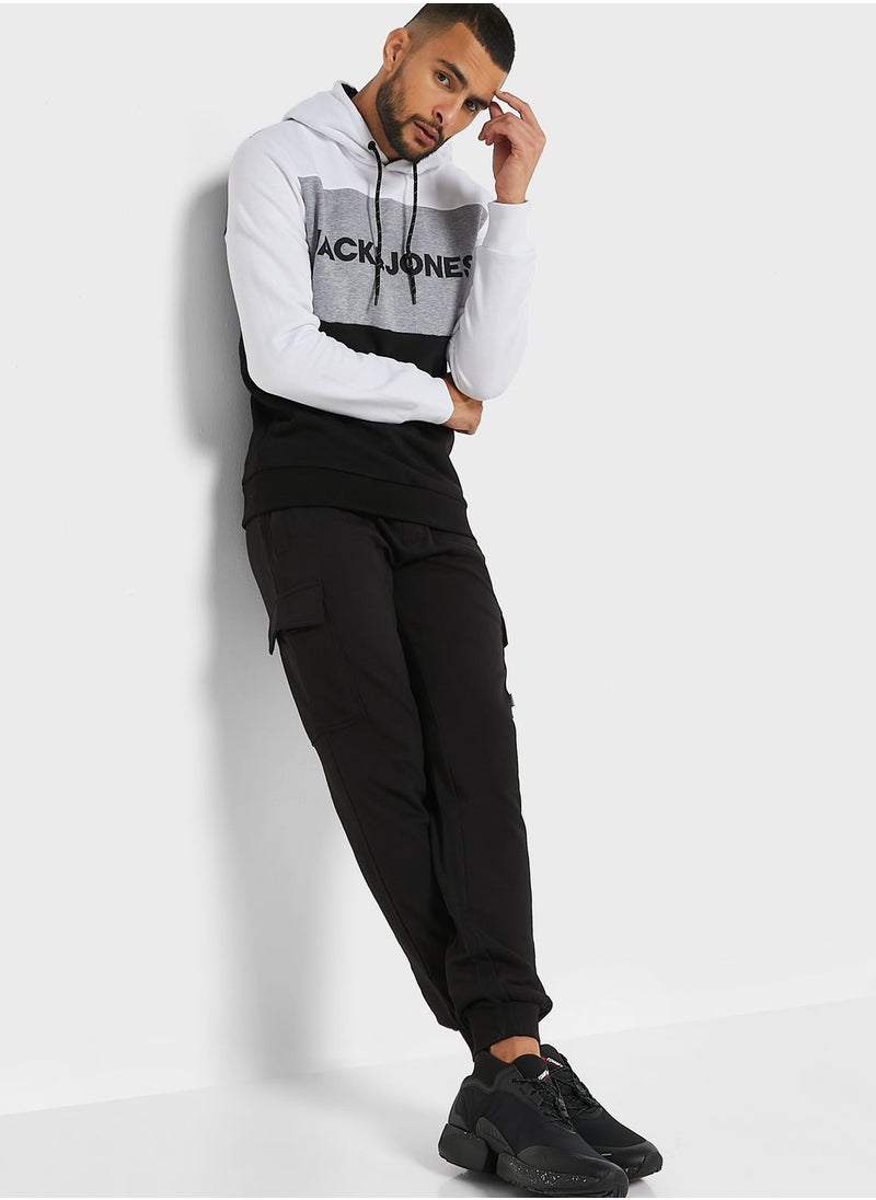 JACK & JONES - Color Block Regular Fit Hoodie - Image 1