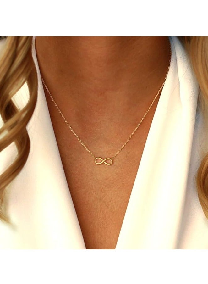 Collner 14K Gold Heart Pendant Star Evil Eye Crescent Moon Choker Necklace Boho for Women - Image 3