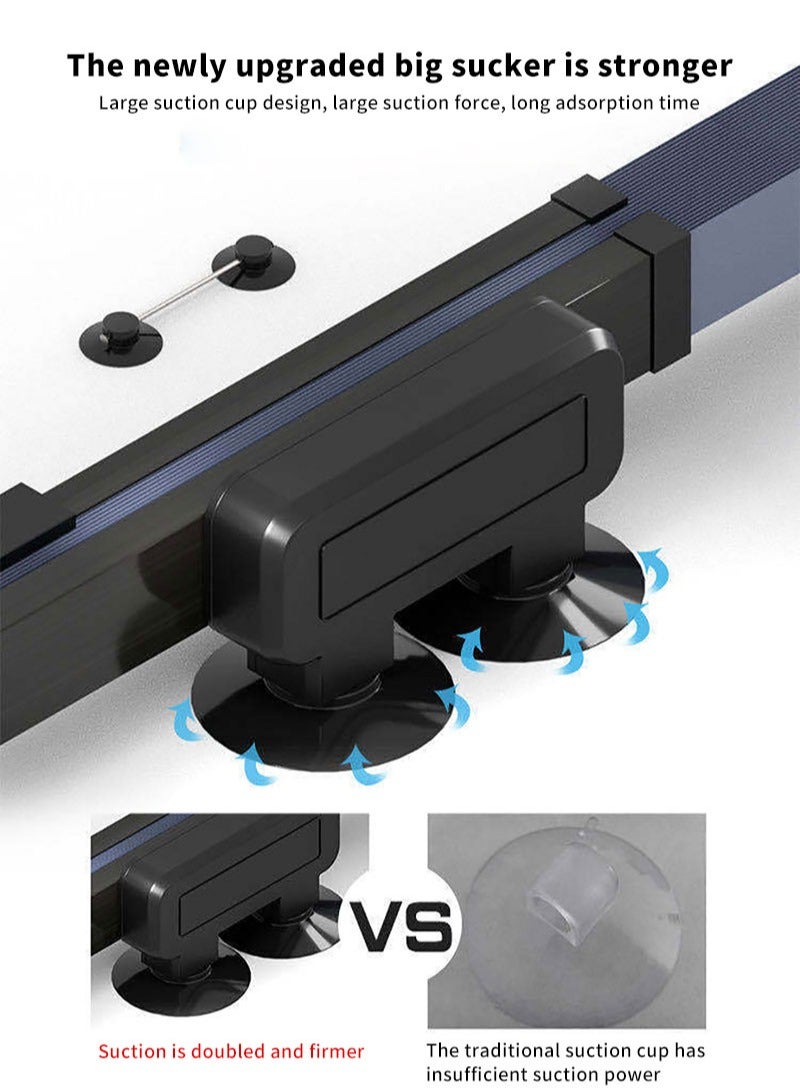 Sharpdo Retractable Car Front Sun Shade Visor Blocks 99% UV Rays, 145*70cm Suit for SUV and MPV or Mid-size Cars - Image 5