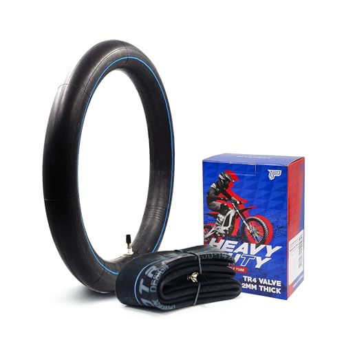 PIVOTRAX 90/100-16 (3.25/3.50-16) 16" Heavy Duty Mini Dirt Bike Inner Tube - 2 mm Reinforced Thickness - TR4 Valve Stem Straight - Image 1