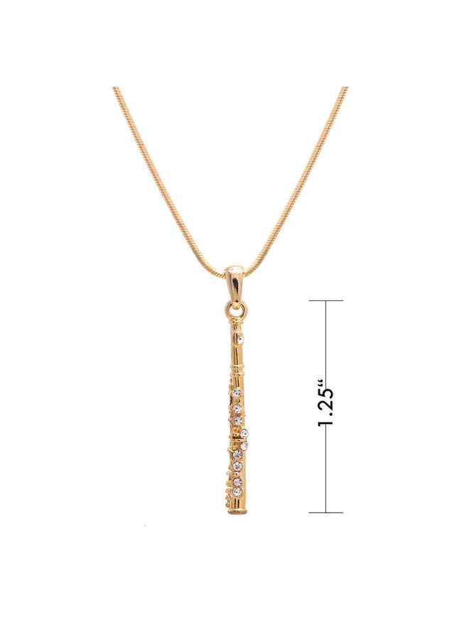 Crystal Flute Musical Instrument Necklace Gold - pzsku/ZB13B451F9F95D9AF3CFCZ/45/_/1735214539/9e588cd5-91a3-4275-bc36-1a765ab5c9bf