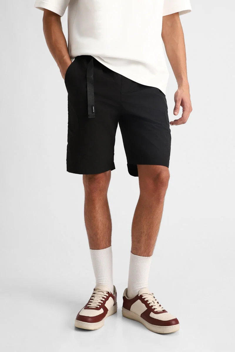 SNITCH شورت كارجو من النايلون المطحون بنسبة %