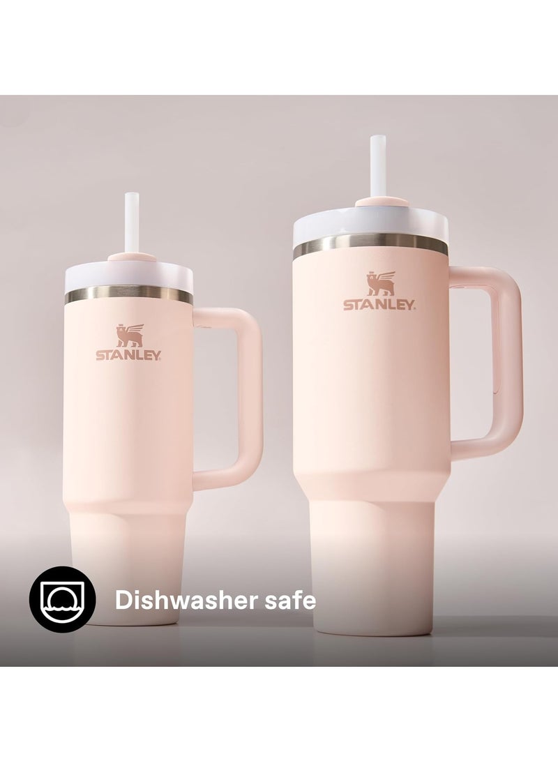 Stanley Tumbler - Rose Quartz | Cold For 11 Hours - Iced For 48 Hours - Stainless Steel Tumbler With Straw, Handle And Lid - Dishwasher Safe Travel Mug - Image 5