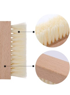 Excefore 4 PCS Nail Scrub Brush Wooden Non-Slip Hand for Cleaning Fingernail Toe  - Image 4