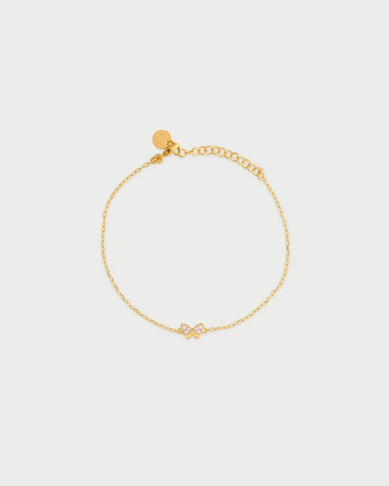 Rue Des Mill Butterfly chain bracelet - Fly&Shine
