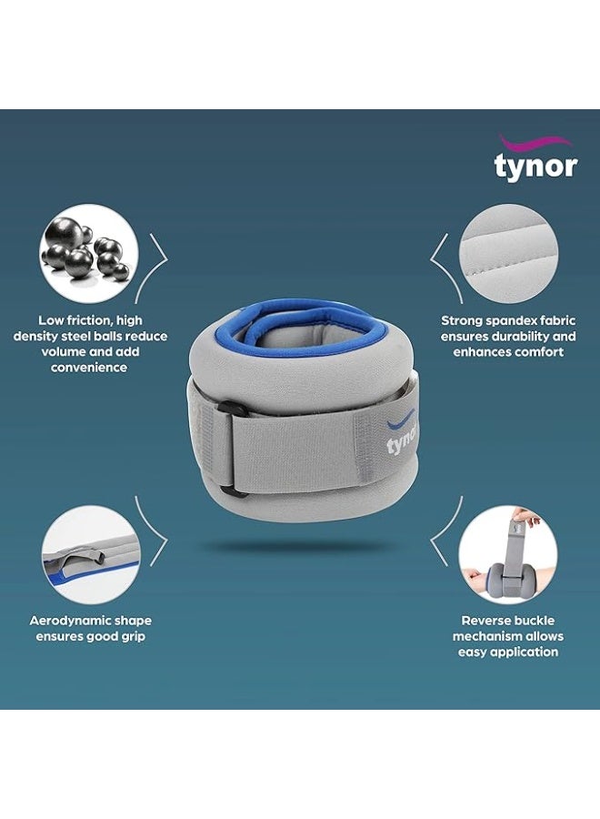 Tynor Weight Cuff, for Strength Training & Rehabilitation | Comfortable & Breathable Design for Men & Women - Image 4
