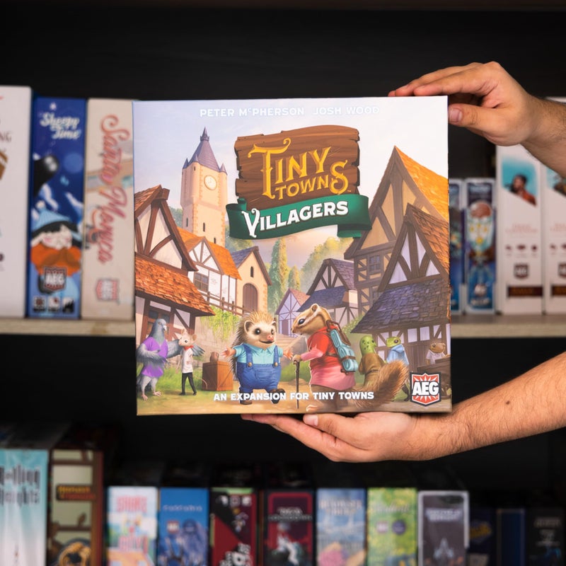 AEG Games AEG Tiny Towns: Villagers Expansion | Talented Creatures Have Come to Visit | Adds Villagers, New Buildings & Monuments | 1-6 Players | Ages 14+ - Image 5