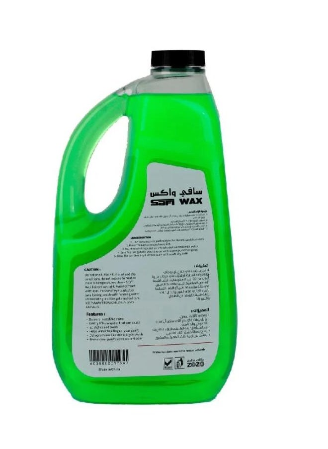 Safi WAX Shampoo and wax 2 liters green from SAFI WAX  - Image 2