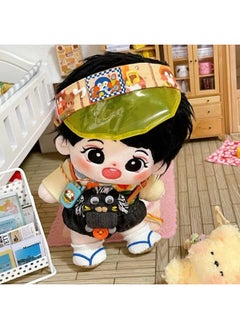 Generic Xiao Zhan 20cm Cotton Flower Doll Xiao Wen Peach Fried Plush Toy Star Circle Personal Collection Naked Doll Small Gift-Specifications:20cm Skeleton (spot)-Color:Xiao Dai Tao's Eye-opening Style (excluding Clothes)  - Image 3