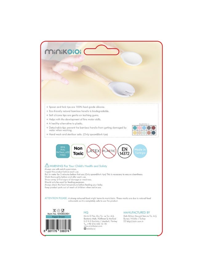 Minikoioi Dig In Spoon And Forkbubble Beige - Image 1