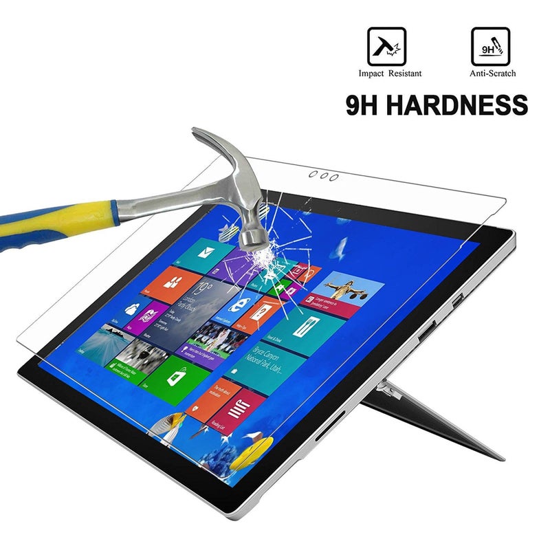 Megoo Screen Protector for Surface 3 10.8 Inch, Tempered Glass - Bubble Free - Ultra Clear - High Sensitive Screen (Lifetime Replacement) - Image 3