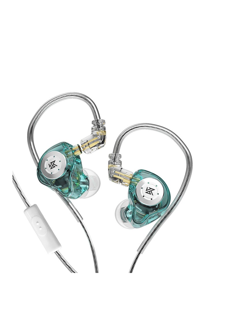 KZ - EDX Pro in-Ear Stage Monitor Headphone Dual Magnetic Dynamic Unit Earphone Shock Bass Earbuds with 0.75mm Detachable Cable Comfortable Wired Headset (With Mic) - Image 1