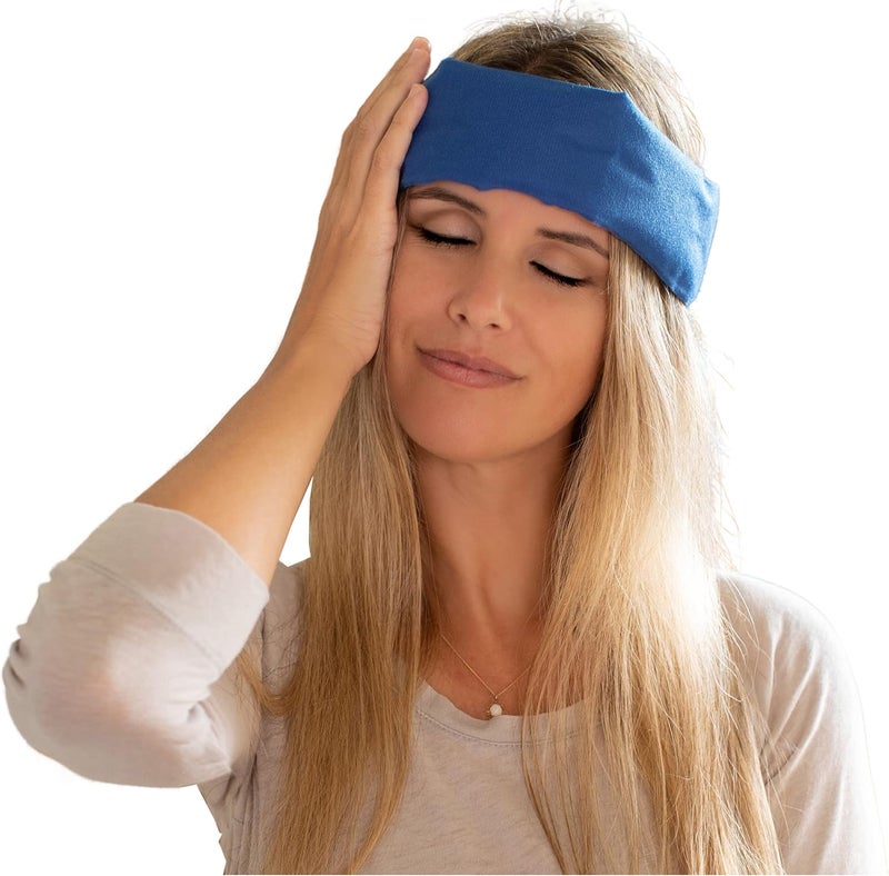 Theramed Cooling Headache Relief Band - Fabric Lined Ice Pack for Tension and Migraine Relief - Image 1