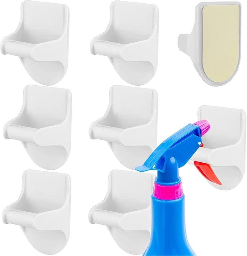 Bottle Holder 20Pcs Wall Mounted Cabinet Storage Rack Spray Bottle Holder For Cabinet Kitchen Bathroom Wall - Image 1