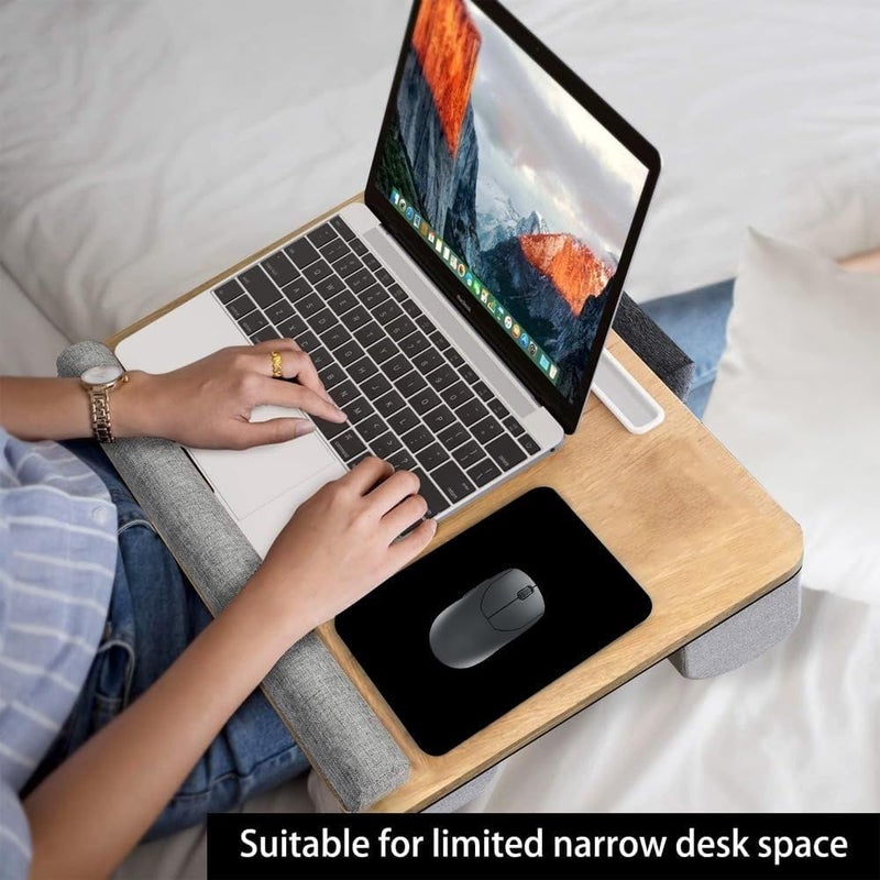 White Faux Leather Mouse Pad 10x8 Inches Non Slip Smooth Surface - Image 3