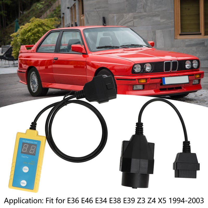SRS Scanner for BMW Portable Diagnostic Tool Accurate Results - SRS Airbag Reset Tool for E36 E46 E34 E38 E39 Z3 Z4 X5 1994‑2003 for Home Mechanics - Image 2