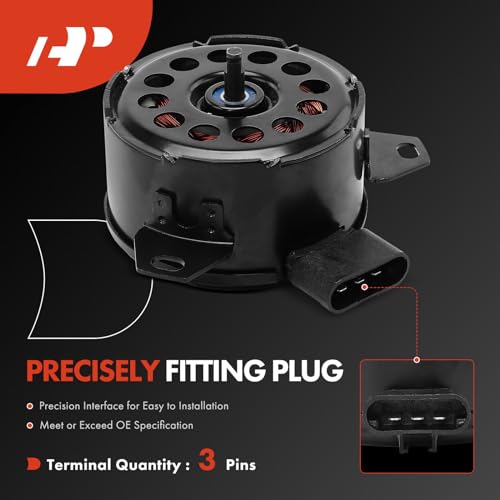 A-Premium Engine Radiator Cooling Fan Motor Compatible with Ford Taurus 1996-2007 & Mercury Sable 1996-2005, Replace# F8DZ8C607BA, FO3113107 - Image 2