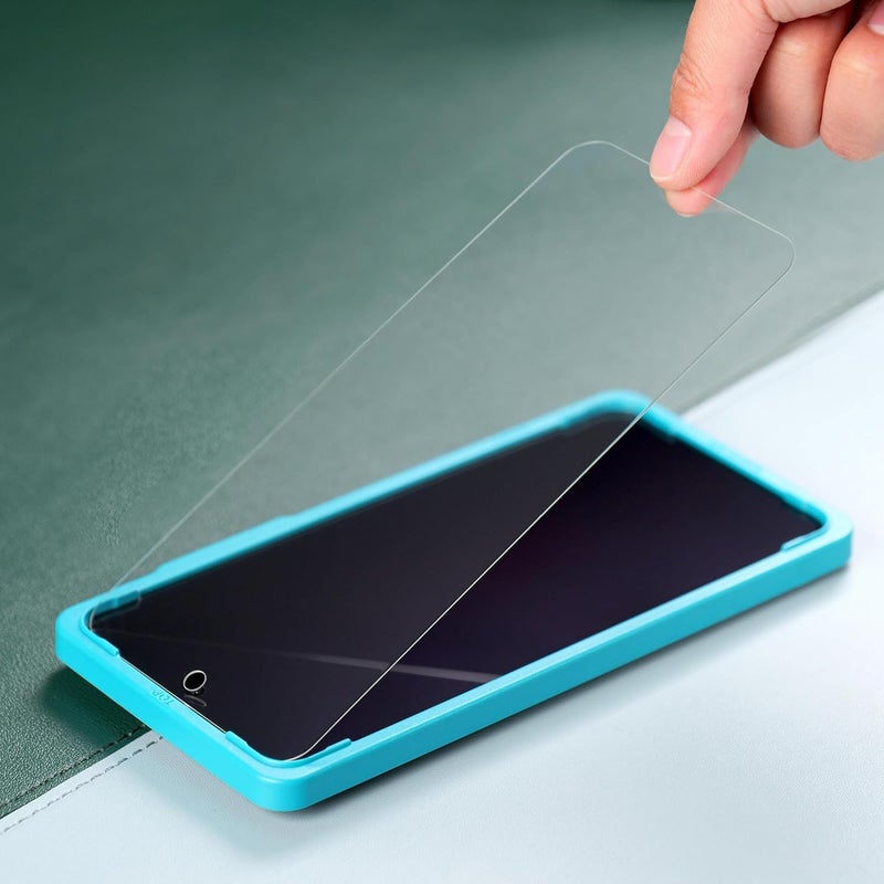 Ibywind for OnePlus 15R 5G Screen Protector,2-Pack,9H Hardness Tempered Glass with Camera Lens Protector,Easy Installation Tool,Bubble-Free,Fingerprint Unlock,Anti-Shatter,Anti-Scratch - Image 3
