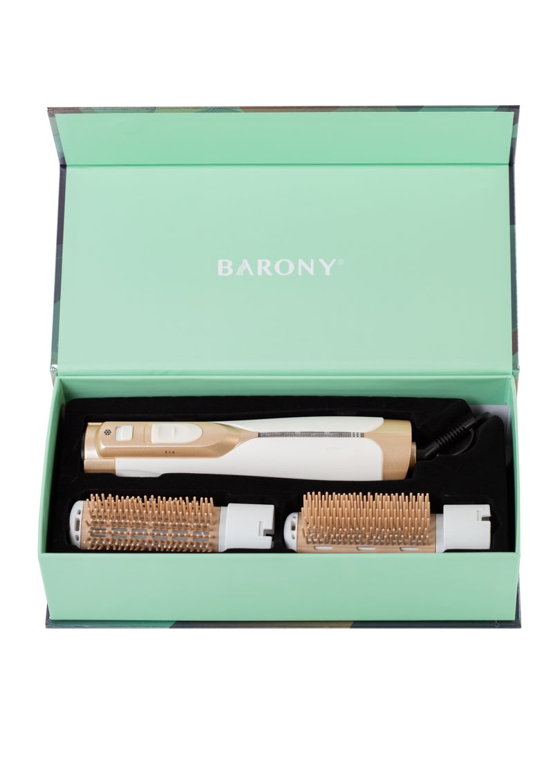 BARONY - Golden Beige Professional Hair Styling Brush 32cm - Image 1