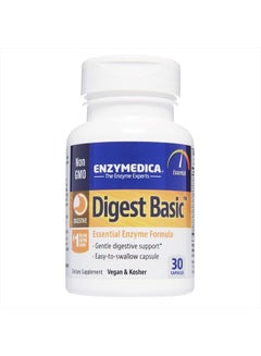 ENZYMEDICA , Digest Basic + Probiotics, Gentle Enzymes for Digestive ...