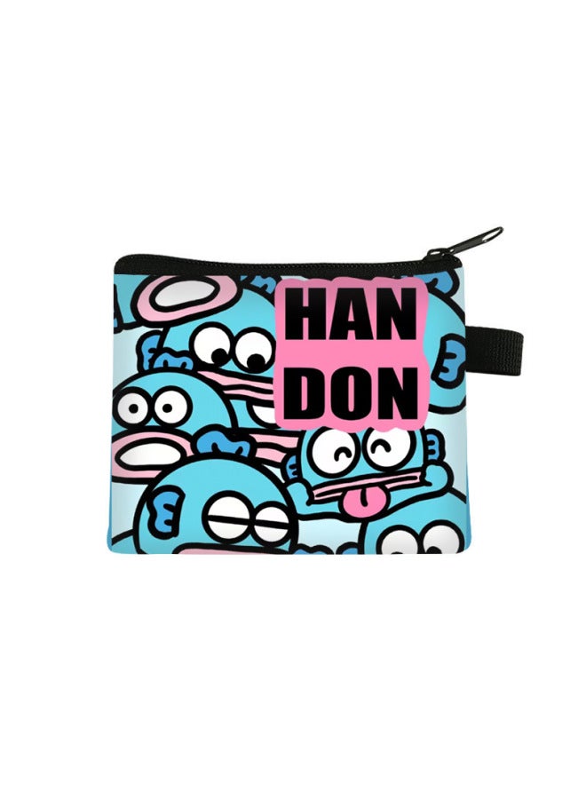 New Clownfish Children's Coin Purse, Cute Mini Wallet For Students Cartoon Earphone Storage Bag
