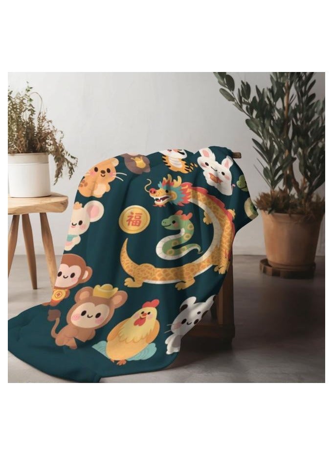 general Flannel thin blanket (warm and comfortable, suitable for sleep, gaming, dust removal and sandproof) 150cm*200cm - 1169 - Image 5