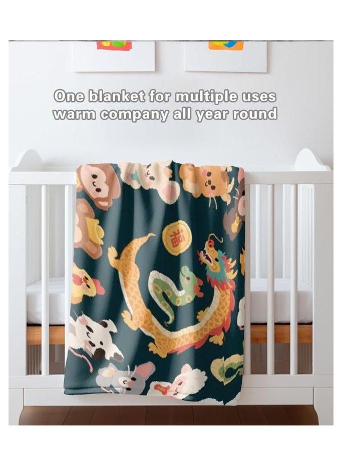 general Flannel thin blanket (warm and comfortable, suitable for sleep, gaming, dust removal and sandproof) 150cm*200cm - 1169 - Image 3