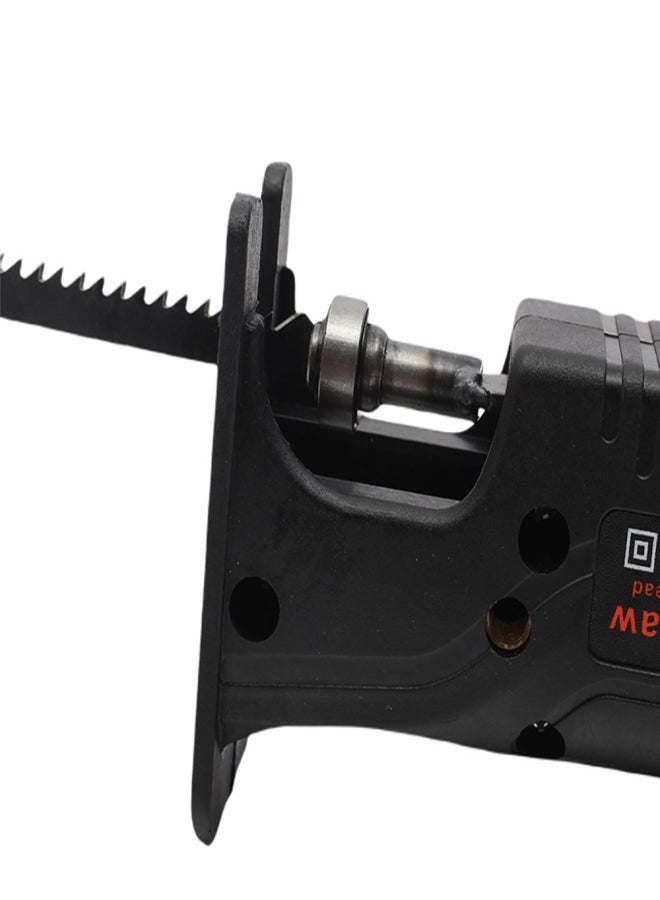 Curve Electric Drill to Reciprocating Saw Adapter with 3 Replaceable Saw Blades Power Drill Modified Tool Electric Saw Converter for Wood Metal Plastic Bone  Leather - Image 3