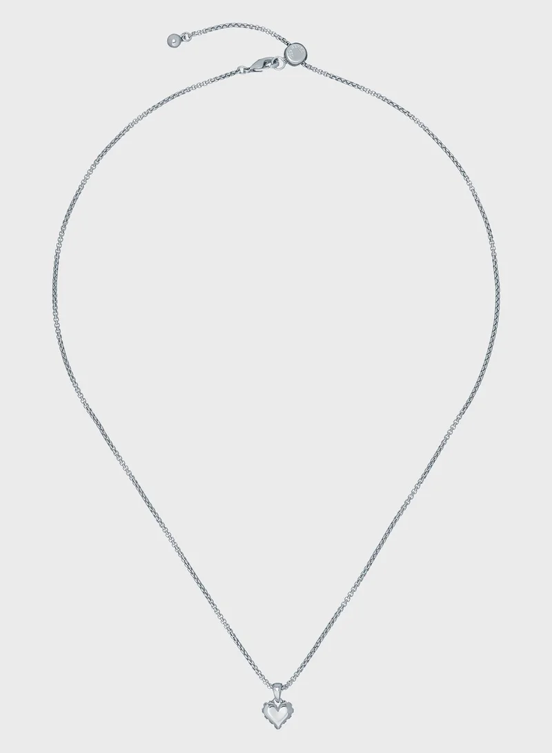 Crystal Heart  Pendant Necklace