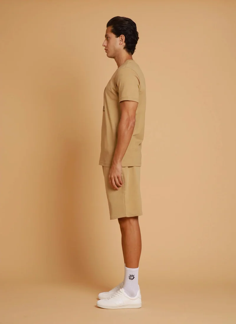 Esso5  Bristle Logo Tee for Men | Best Price UAE