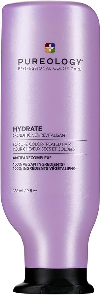 Pureology Hydrate Moisturising Conditioner For Medium to Thick Dry Colour Treated Hair Vegan Formulas Sulphate Free for a Gentle Cleanse - Image 1