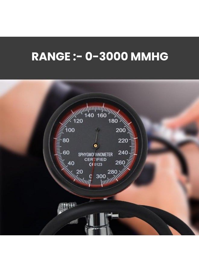 MCP Palm Blood Pressure Monitor Palm Type Sphygmomanometer With Latex-Free Cuff (Black)  - Image 3