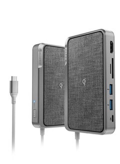 Alogic USB-C Dock Wave All-in-One/USB-C Hub with Power Delivery Space Grey
