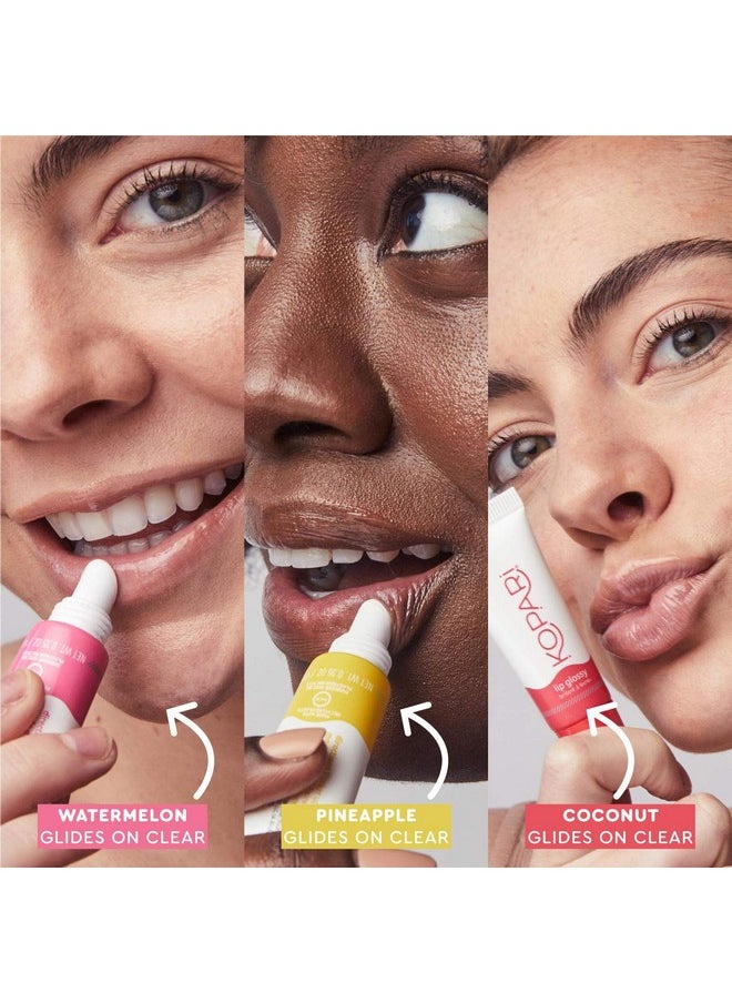 Kopari Kopari Coconut Lip Glossy (0.35 Oz (Pack of 3), Variety)  - Image 3