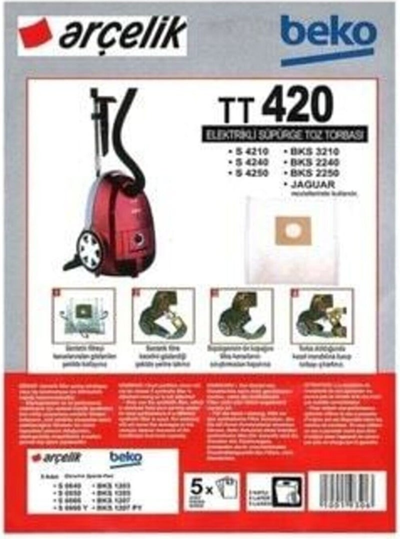 Arçelik -Beko TT420 S 4240 Dust Bag (20PCS) 