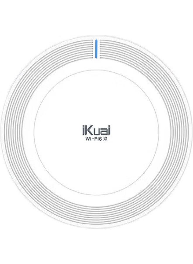Ikuai Gigabit Router, Wireless Ap Ceiling-Mounted, Ax3000 Wifi 6, Commercial/Enterprise Grade, Ac+Ap, Remote Control/Whole-House Networking, Poe/Dc Power Hx3000 - Image 3