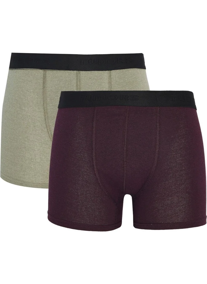 Tudors Men's 2-Pack Cotton Lycra Flexible Fabric Boxer