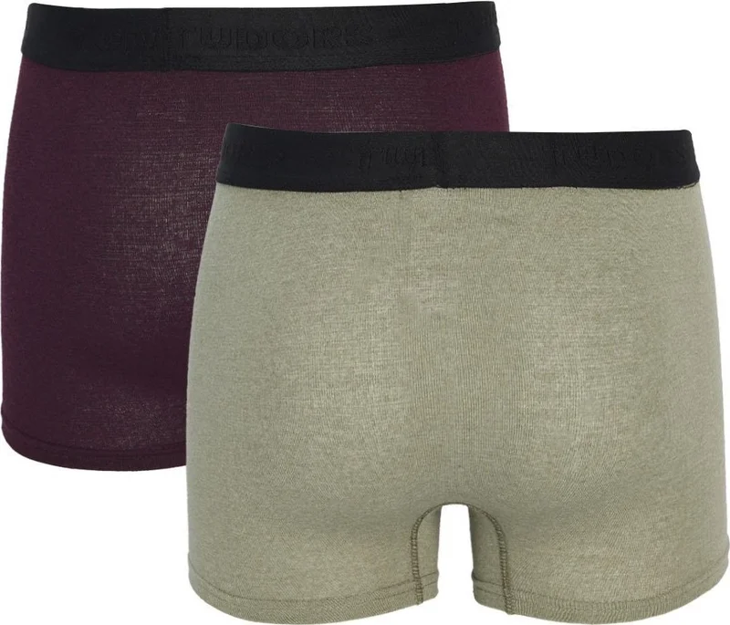تودورس Men's 2-Pack Cotton Lycra Flexible Fabric Boxer