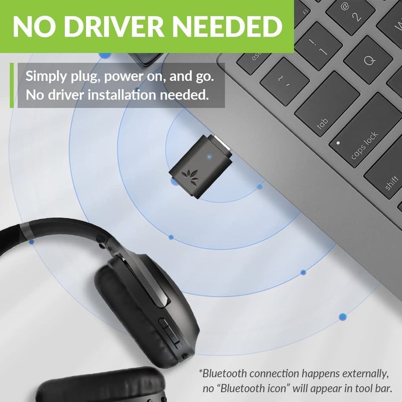 Avantree C81 USB-C Bluetooth Adapter for PS5 - Connect Headphones Wirelessly with aptX Low Latency Support and Included Mini Mic - Image 4