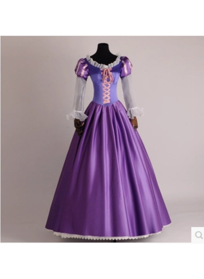 Adult Magic Romance: Long-haired Princess Lepe Princess In A Purple Dress - Image 1