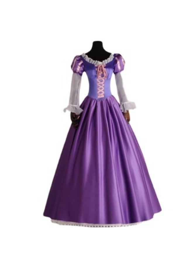 Adult Magic Romance: Long-haired Princess Lepe Princess In A Purple Dress - Image 3