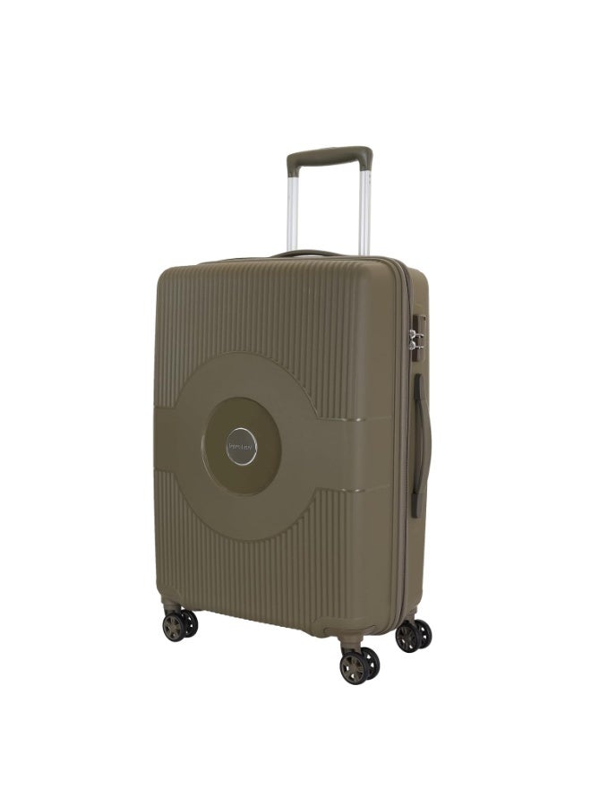 Kamiliant Polypropylene KAM Hard Shell 8 Wheels Spinner Suitcase Might DW SP68CM MIL.OLV,Brown, Medium - Image 2