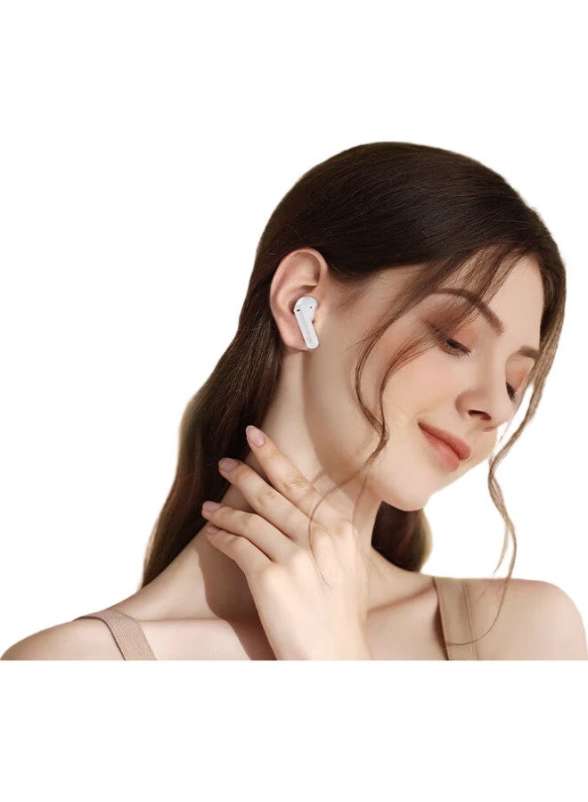 havit [5,000+ Positive Reviews] True Wireless Bluetooth Earbuds Semi In-Ear Sports Noise-Cancelling Deep Bass Music Gaming Low Latency Compatible With Huawei Apple Phones E9 Pink - Image 3