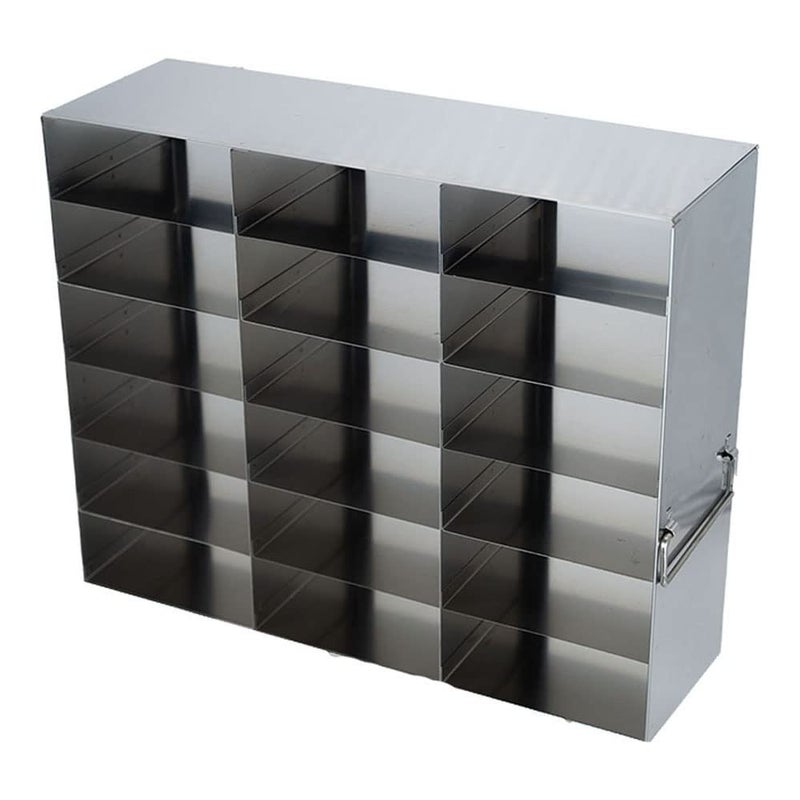 UF-362 Standard Freezer Rack for 2" Boxes, Stainless Steel, 3 x 6 Cap