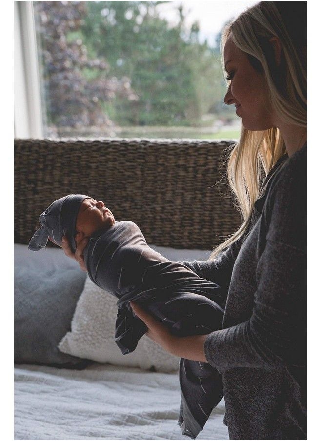 Copper Pearl Large Premium Knit Baby Swaddle Receiving Blanket Dash  - Image 4