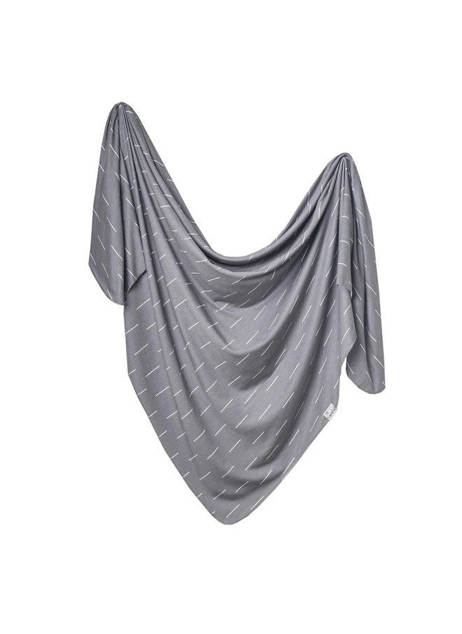 Copper Pearl Large Premium Knit Baby Swaddle Receiving Blanket Dash  - Image 1