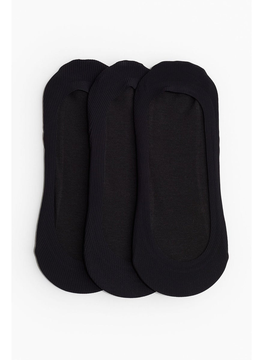 H&M - 3-Pack Super Low Cut Socks - Image 1