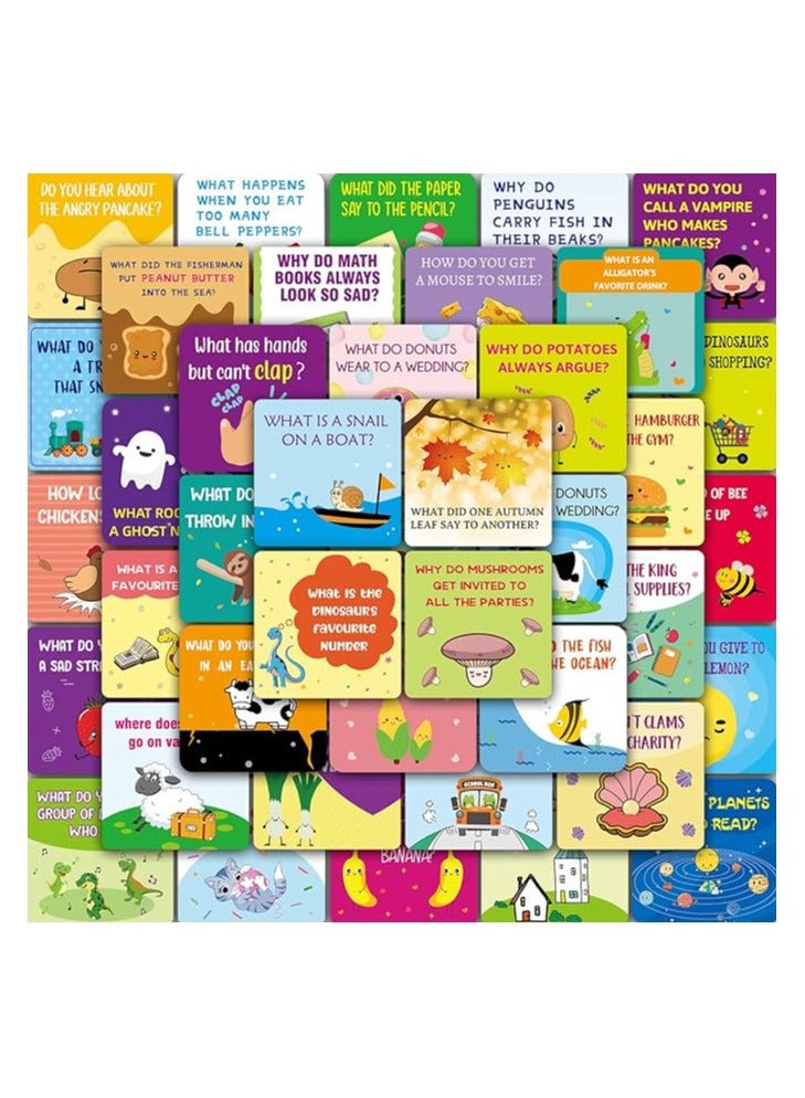60 Pack Lunch Box Notes for Kids Joke Cards Boys Inspirational Note Cards Girls Motivational Notes for Lunchbox for School Back to School Supplies