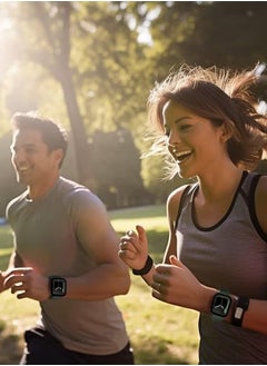 ماركة غير محددة (عبوة من 3 قطع) حافظة متوافقة مع ساعة Apple Watch Series 10-46 مم، واقي شاشة مدمج رفيع من الزجاج المقوى عالي الدقة، غطاء بديل شامل لساعة iwatch S10 2024  - Image 3