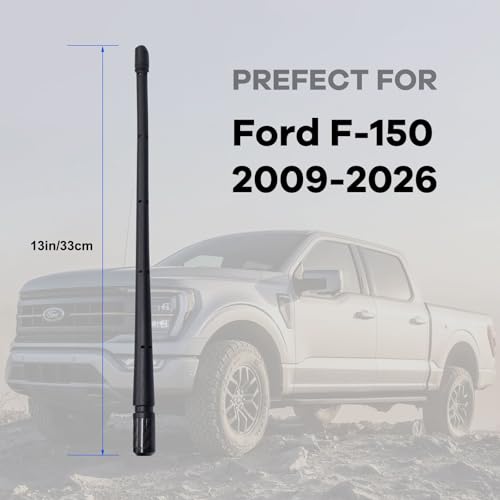 GZSH Antennas for Ford F150 (2009-2026) 7 Inch Rubber Antenna Replacement Car Wash-Proof Radio Antenna Truck Short Antenna Ford F150 Accessories Carbon Fiber - Image 5